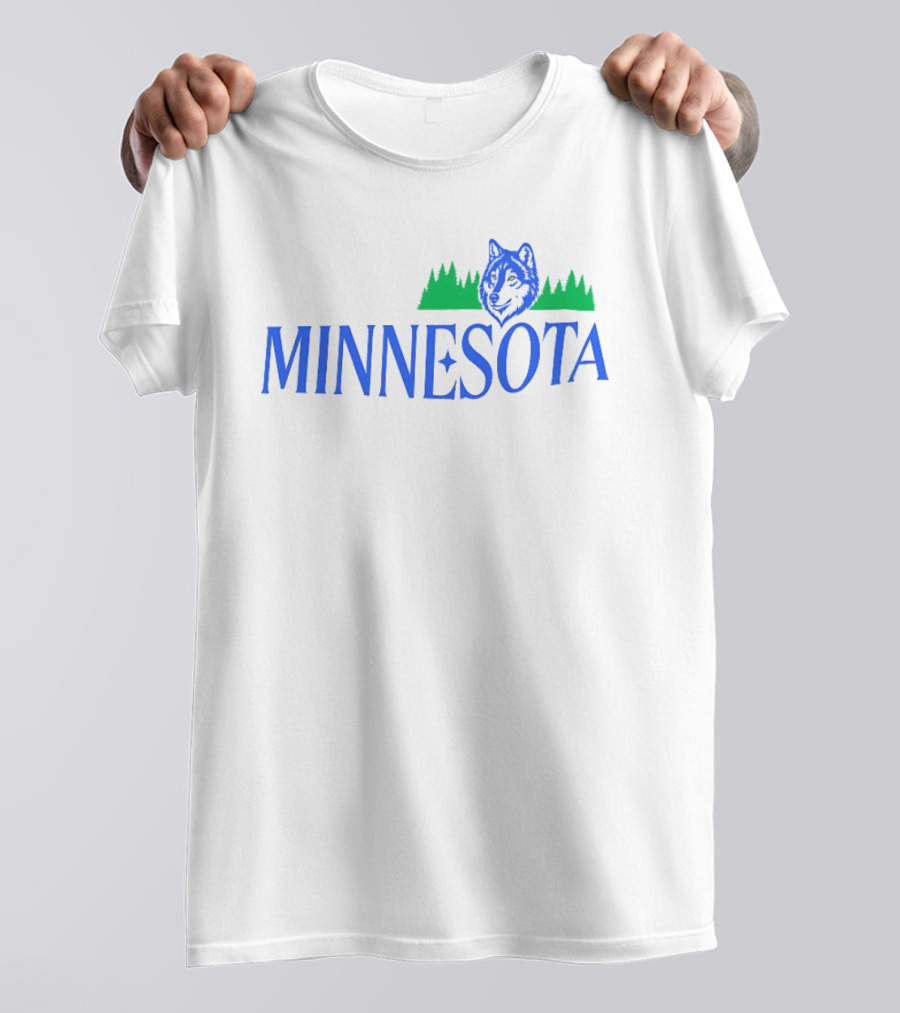 Minnesota Timberwolves Wolf Forest T-Shirt