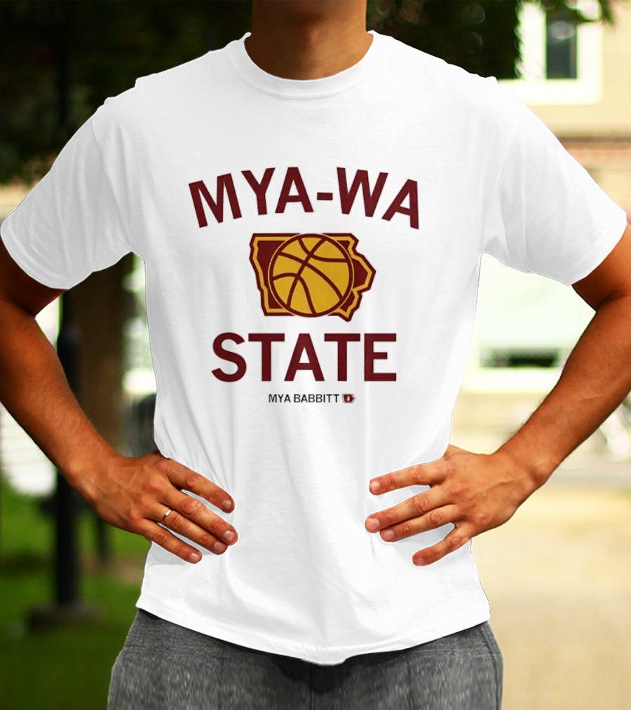 Mya Wa State Basketball NCAA Mya Babbitt T-Shirt