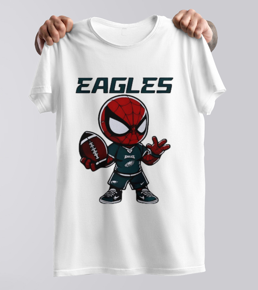 Spider Man Eagles Football Jersey Personalized Philadelphia Edition T-Shirt