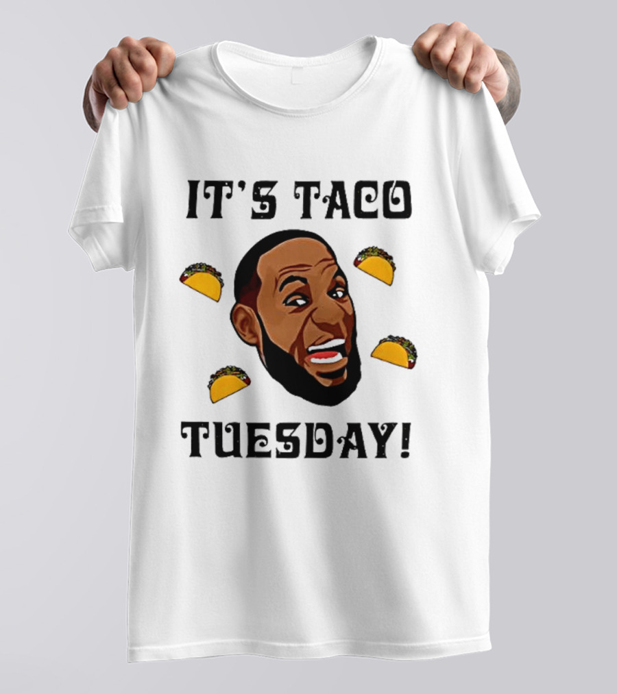 It's Taco Tuesday Meme Face With Tacos T-Shirt