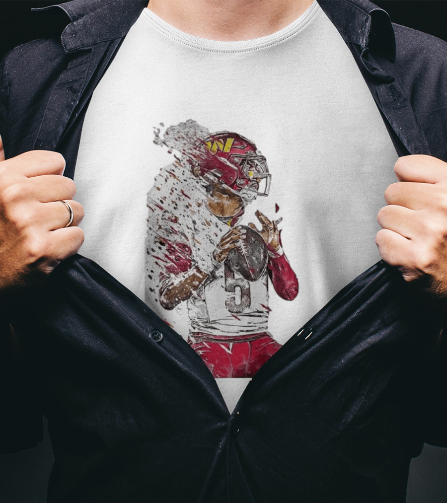 Jayden Daniels Washington Commanders Quarterback Football T-Shirt
