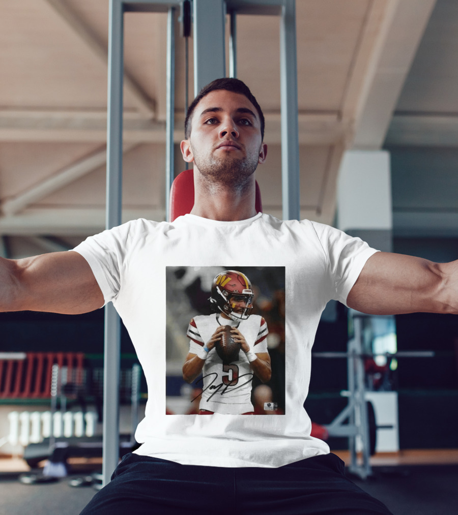 Jayden Daniels Washington Commanders Football Player Number 3 T-Shirt