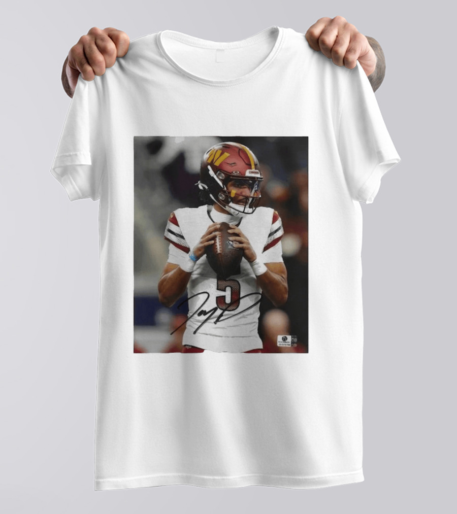 Jayden Daniels Washington Commanders Football Player Number 3 T-Shirt