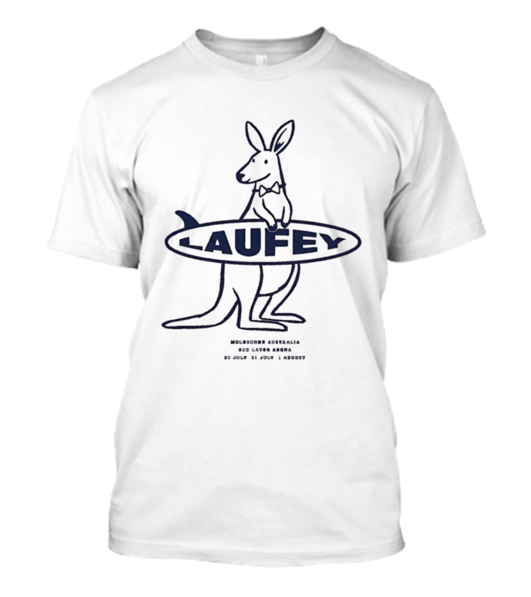 Laufey Melbourne Australia Rod Laver Arena Tour Dates Kangaroo T-Shirt