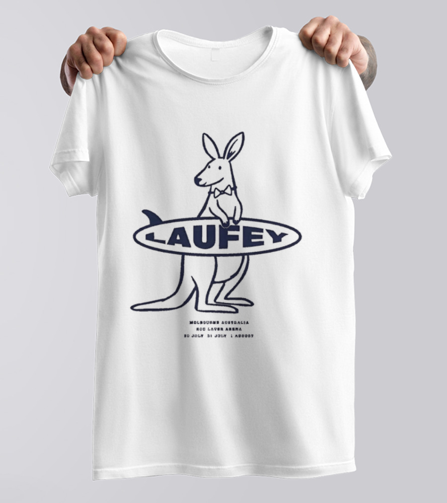 Laufey Melbourne Australia Rod Laver Arena Tour Dates Kangaroo T-Shirt
