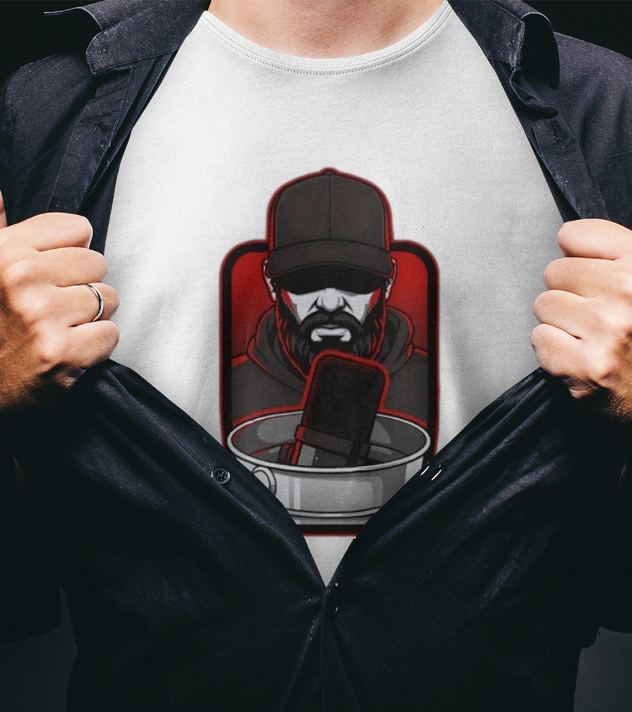 Pat McAfee Show Podcast Host Sports Enthusiast Iconic Microphone T-Shirt