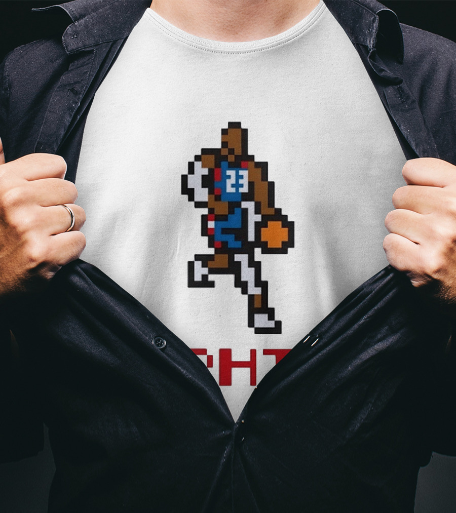 LeBron James Philadelphia 76ers Pixel PHL Sports 23 Jersey T-Shirt