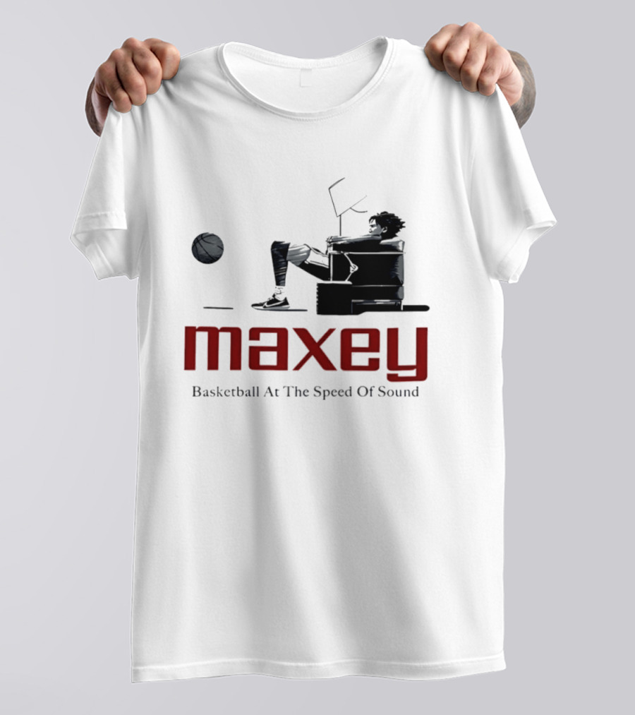 Maxey Basketball At The Speed Of Sound T-Shirt