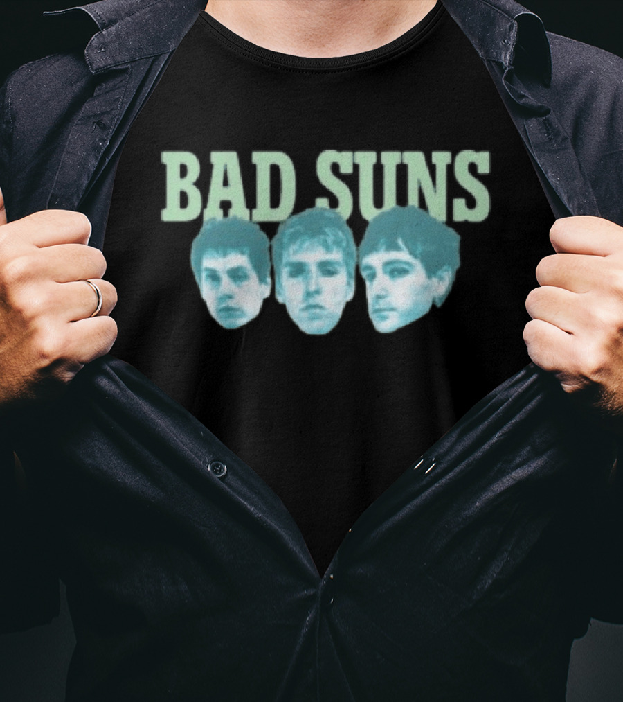 Bad Suns Band Floating Heads Imagery Merchandise T-Shirt