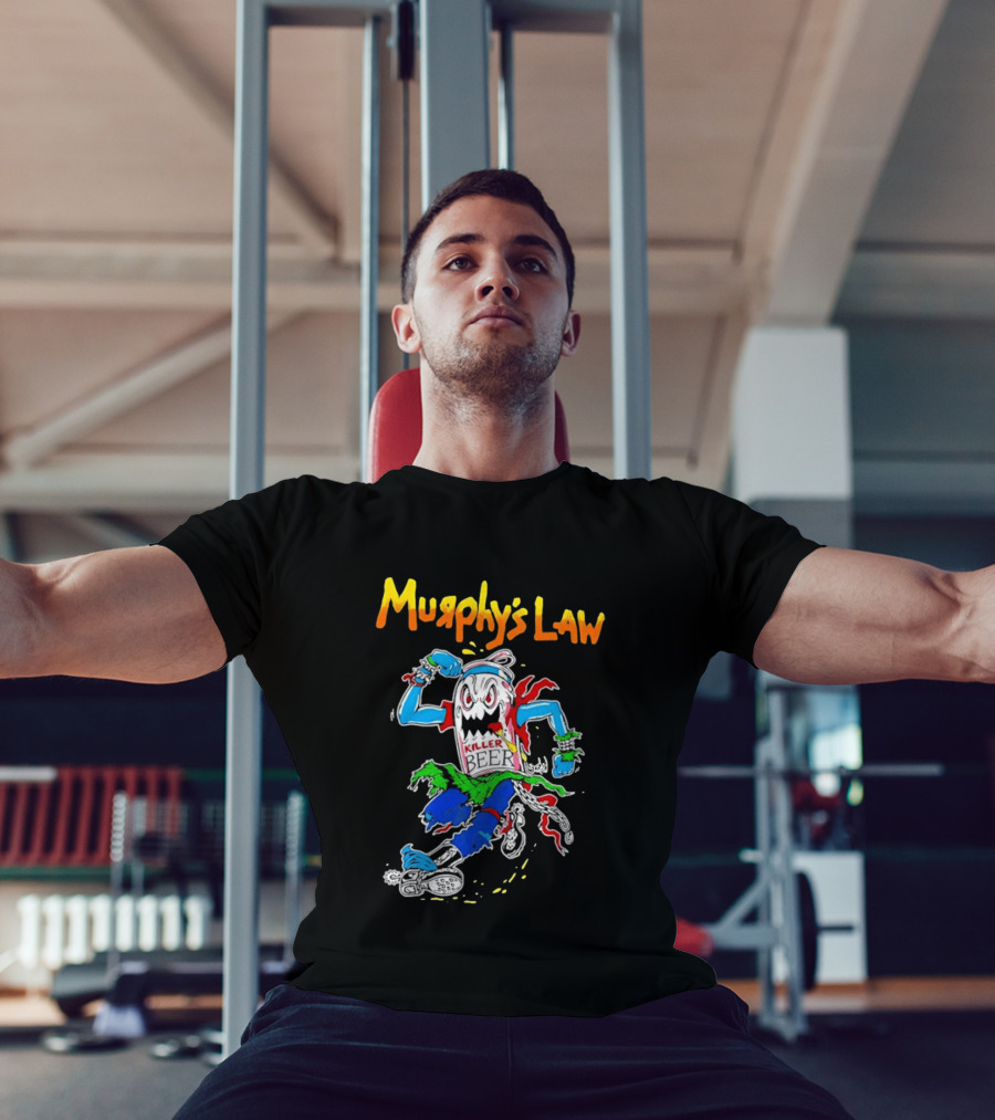 Murphy's Law Killer Beer Crossover Thrash Monster Can Running T-Shirt