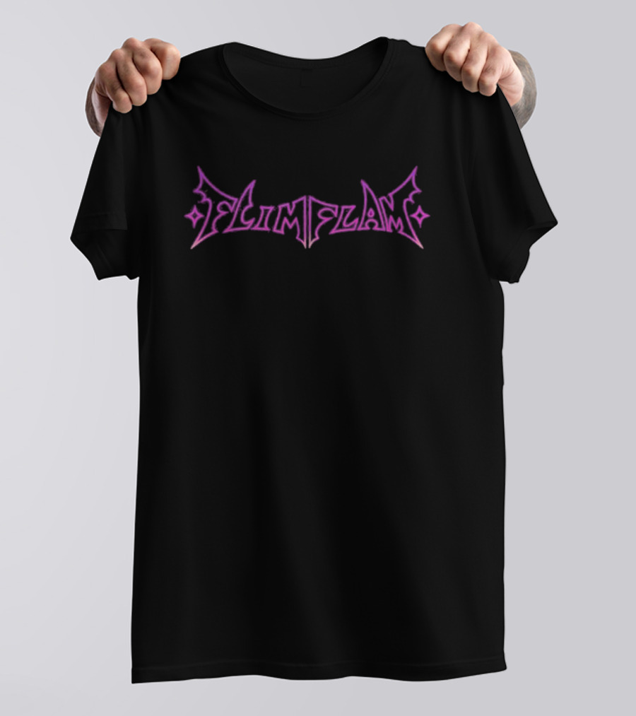 Flamingo Flim Flam DevilCat Angel Wings T-Shirt