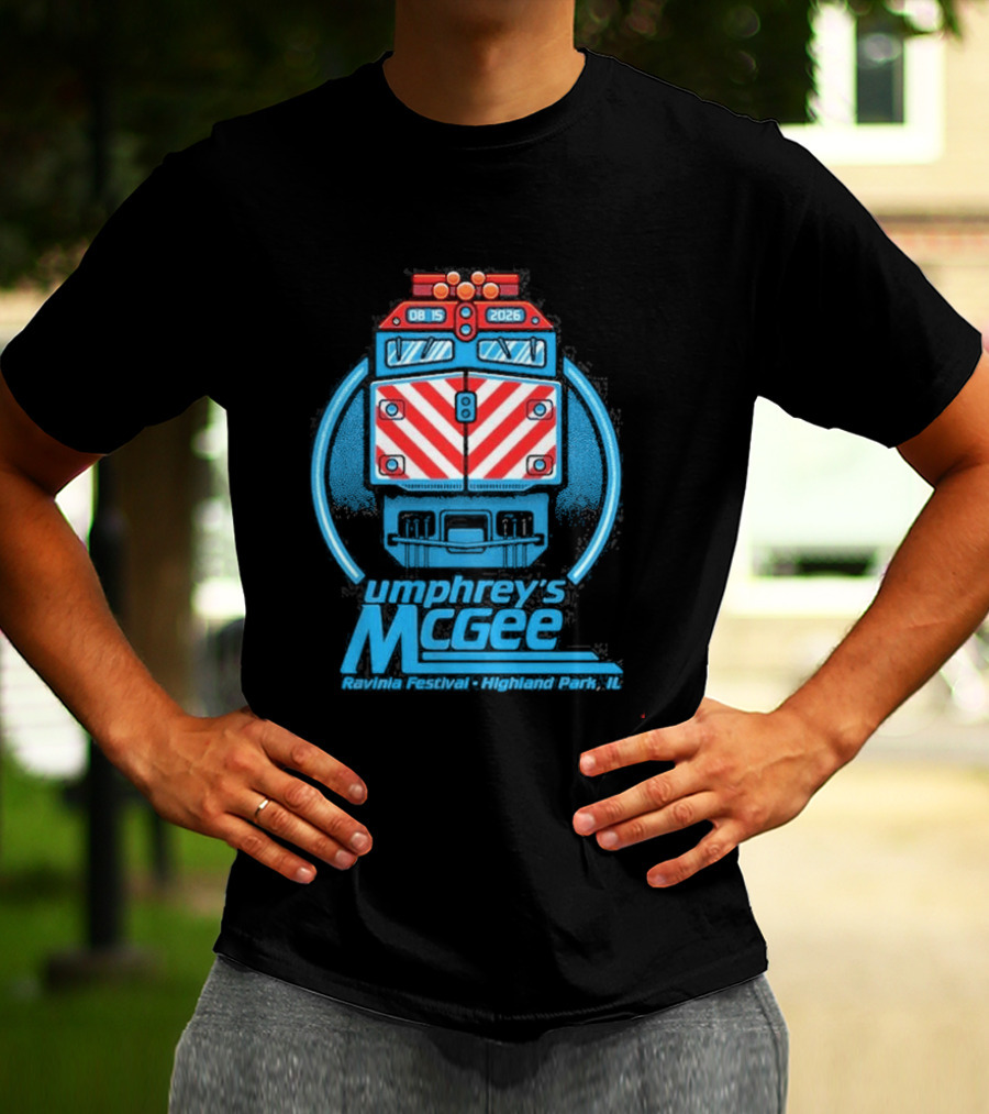 Highland Park IL 08.15.2026 Umphrey's McGee Tour Train T-Shirt