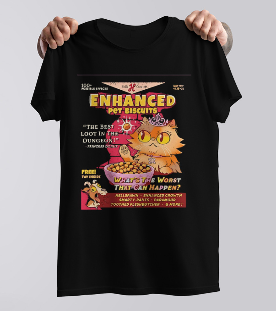 Enhanced Pet Biscuits Princess Donut Best Loot In The Dungeon T-Shirt