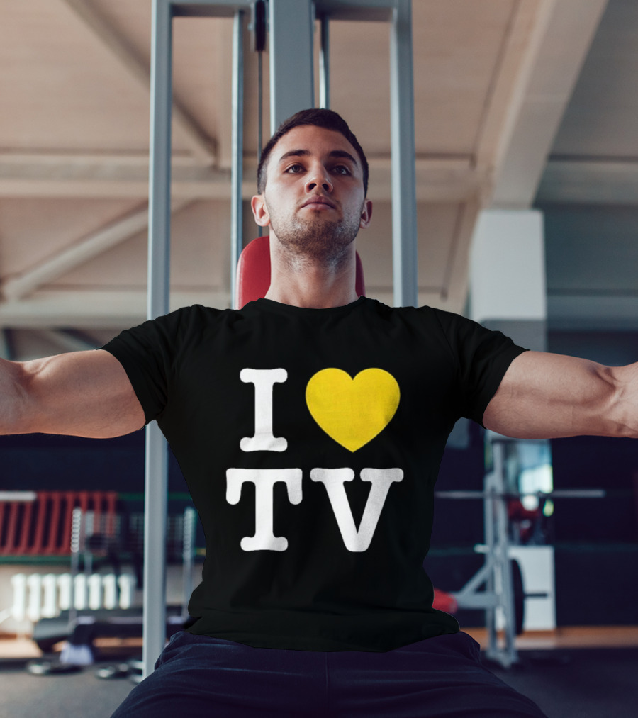 Hivemind I Love TV Heart T-Shirt