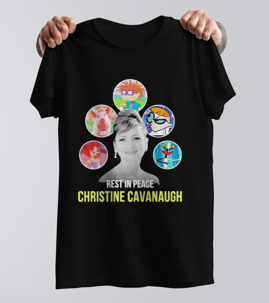 Rest In Peace Christine Cavanaugh Chuckie Dexter Babe Gosalyn Globehornet T-Shirt