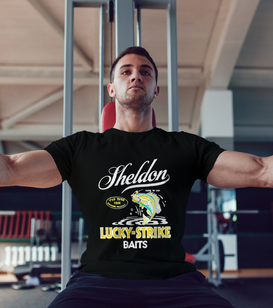 Sheldon Lucky Strike Baits Vintage 1998 Tys Dyes Outdoor Gear T-Shirt