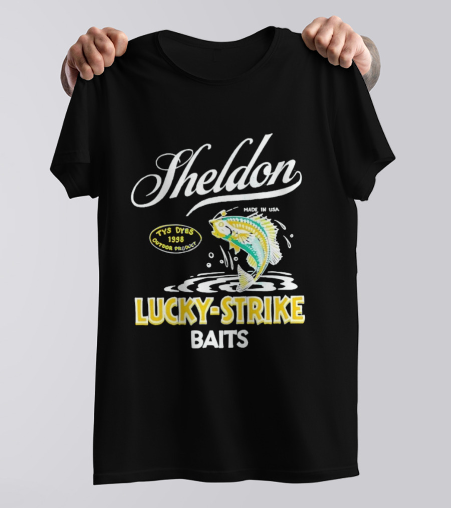 Sheldon Lucky Strike Baits Vintage 1998 Tys Dyes Outdoor Gear T-Shirt