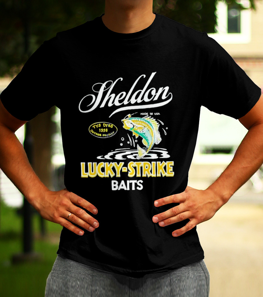 Sheldon Lucky Strike Baits Vintage 1998 Tys Dyes Outdoor Gear T-Shirt