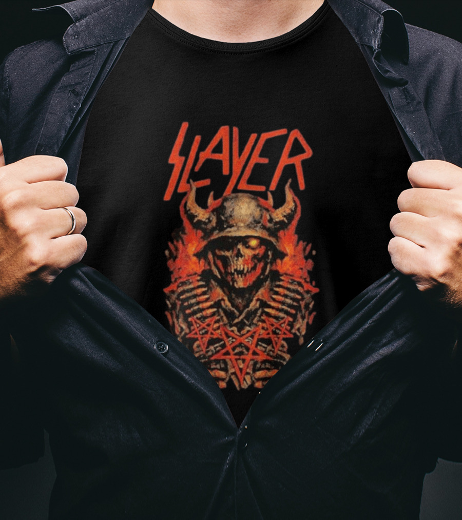 Slayer Rocklahoma Festival 2026 Pryor OK September 6 Skull T-Shirt