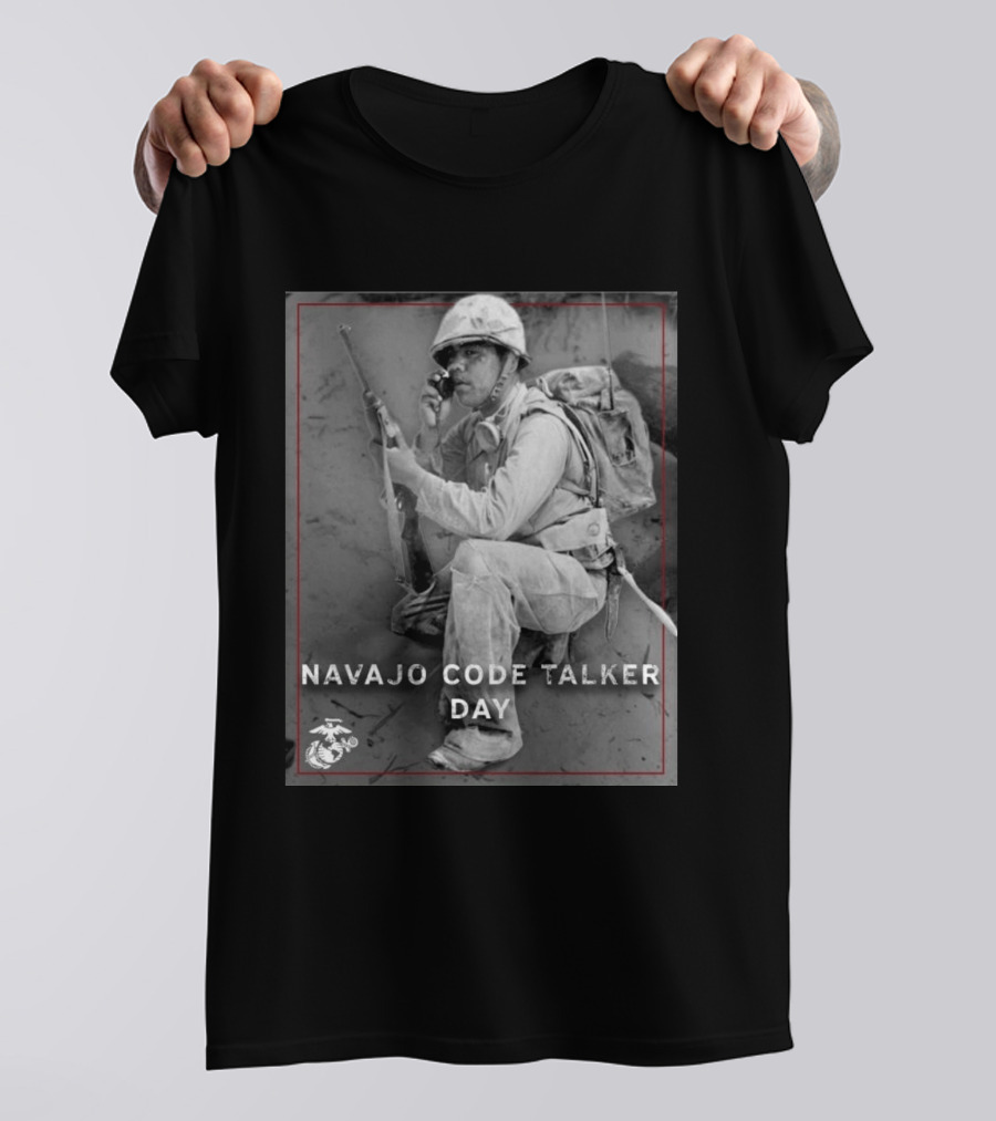Navajo Code Talker Day Marine Corps T-Shirt