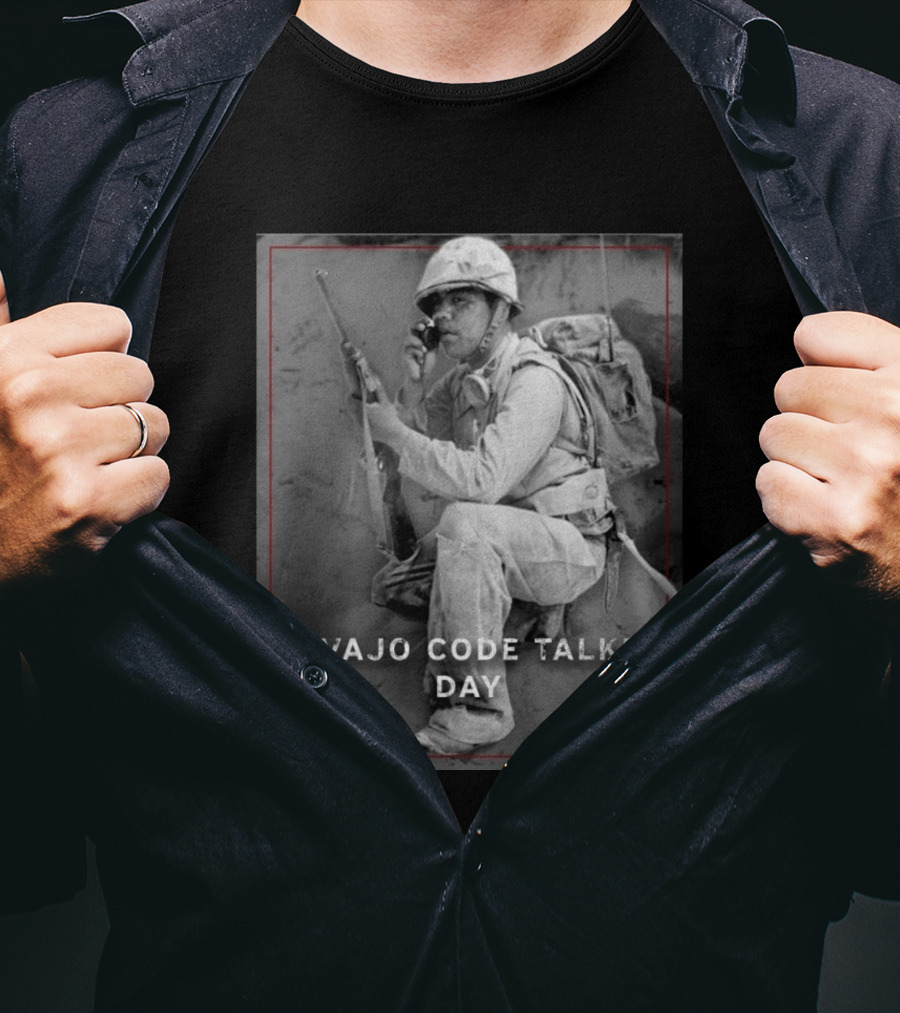 Navajo Code Talker Day Marine Corps T-Shirt