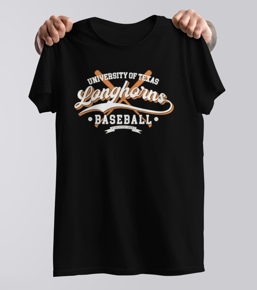 University Of Texas Longhorns Baseball Athletic Dept T-Shirt