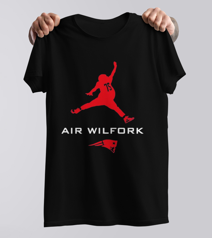 New England Patriots Air Wilfork 75 Jumpman T-Shirt
