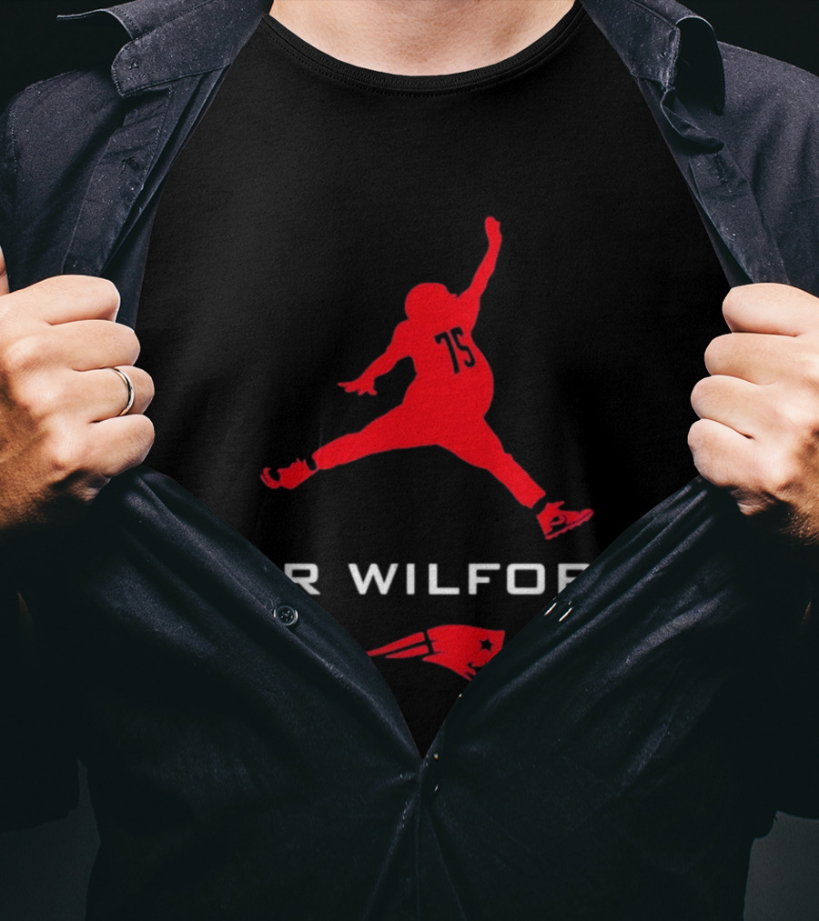 New England Patriots Air Wilfork 75 Jumpman T-Shirt