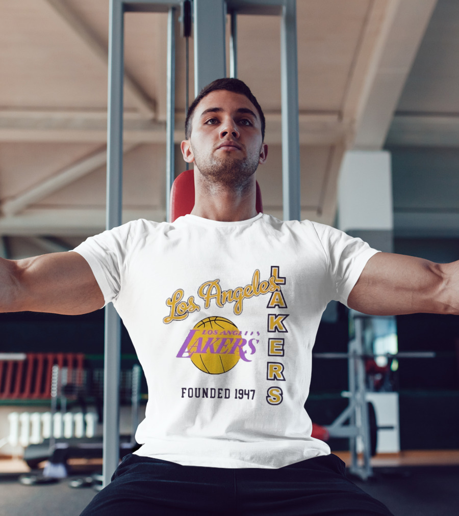 Los Angeles Lakers Founded 1947 NBA Basketball Team T-Shirt
