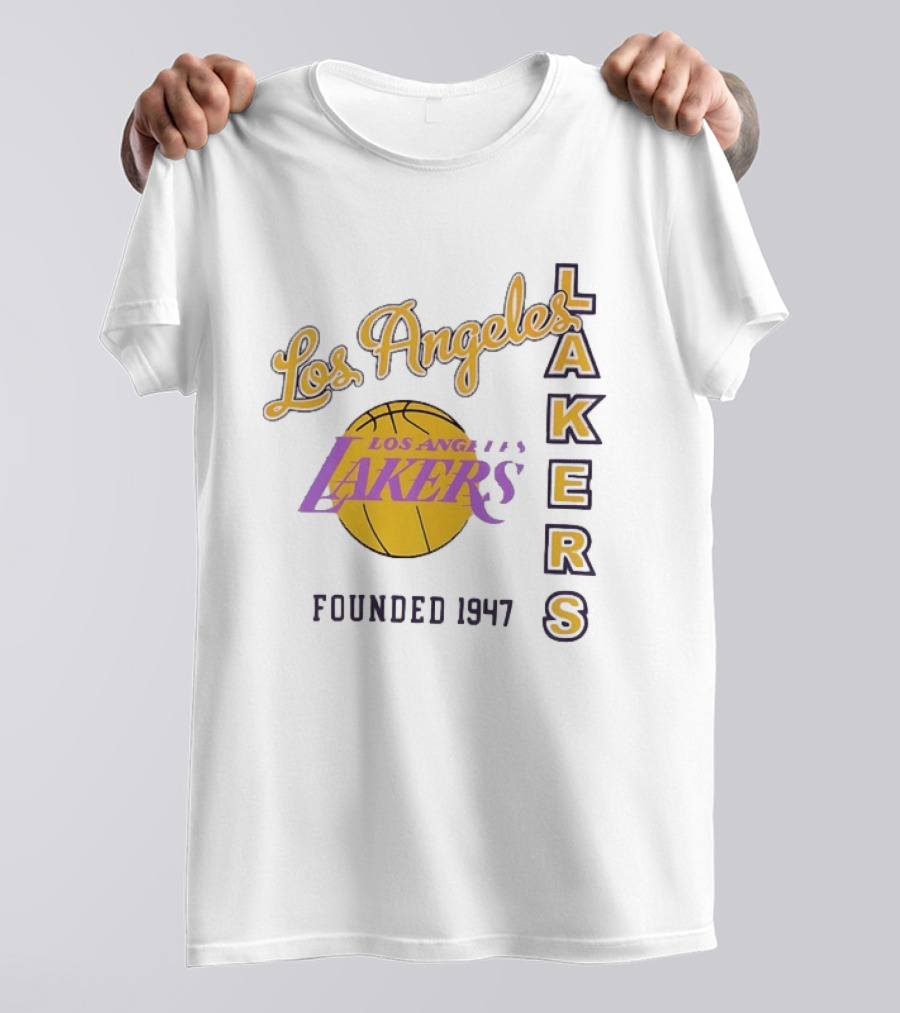 Los Angeles Lakers Founded 1947 NBA Basketball Team T-Shirt