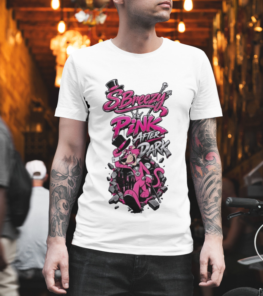 SBreezy Pink After Dark Cartoon T-Shirt