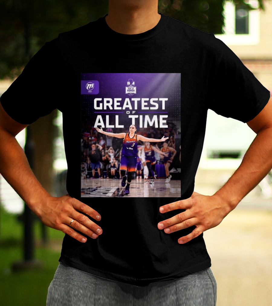 Diana Taurasi Phoenix Mercury Ring Of Honor Greatest Of All Time T-Shirt