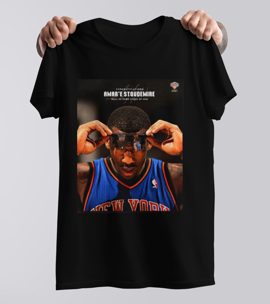 Congratulations Amar'e Stoudemire New York Knicks Hall Of Fame Class Of 2026 T-Shirt