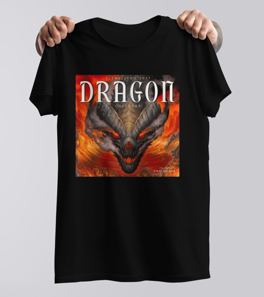 Llewellyn's 2027 Dragon Calendar Illustrated By Firat Solhan T-Shirt