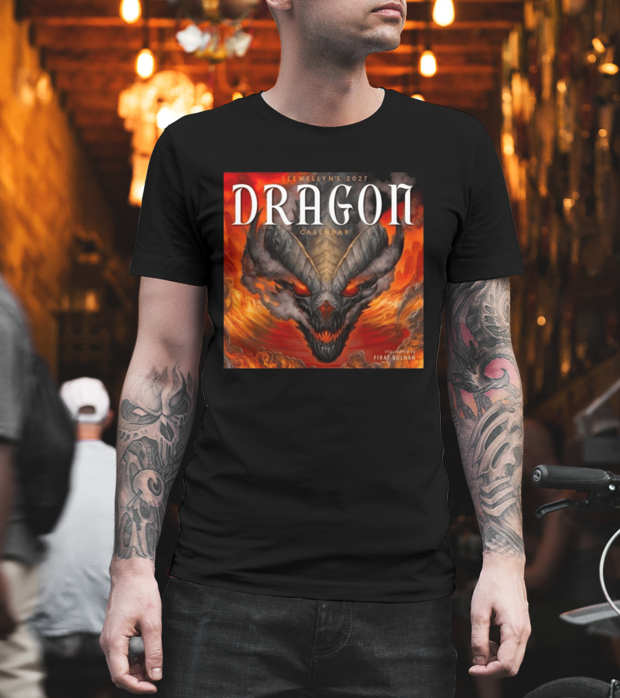 Llewellyn's 2027 Dragon Calendar Illustrated By Firat Solhan T-Shirt