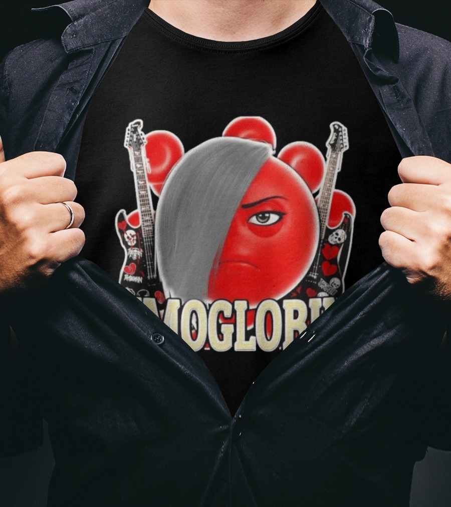 EMOGLOBIN Goblin Emoji With Emo Guitar T-Shirt
