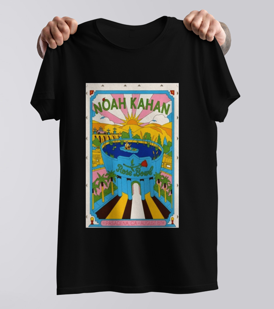Noah Kahan Rose Bowl Pasadena CA August 15th 2026 T-Shirt