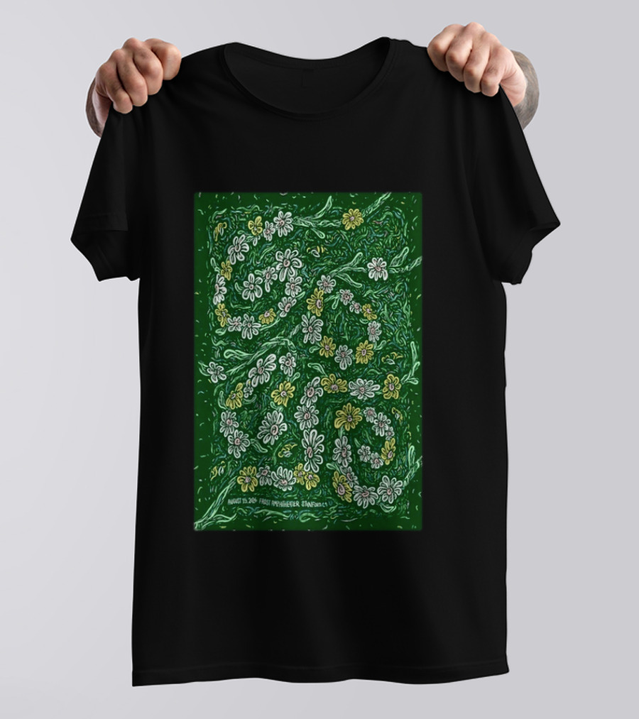 Goose 2026 Frost Amphitheater Stanford CA August 15 Floral T-Shirt