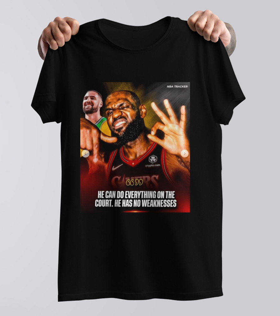 He Can Do Everything On The Court He Has No Weaknesses Crypto Lakers NBA Tracker T-Shirt
