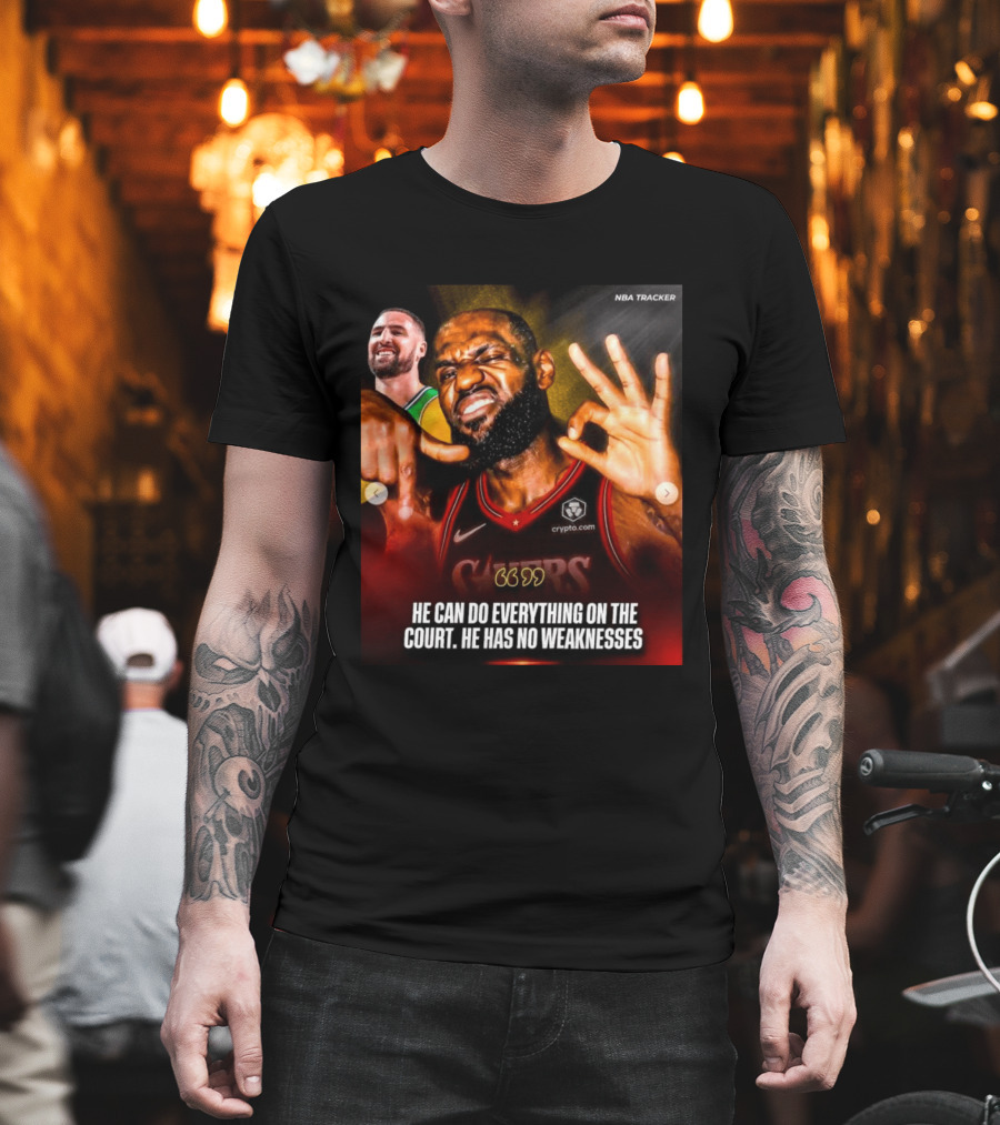 He Can Do Everything On The Court He Has No Weaknesses Crypto Lakers NBA Tracker T-Shirt
