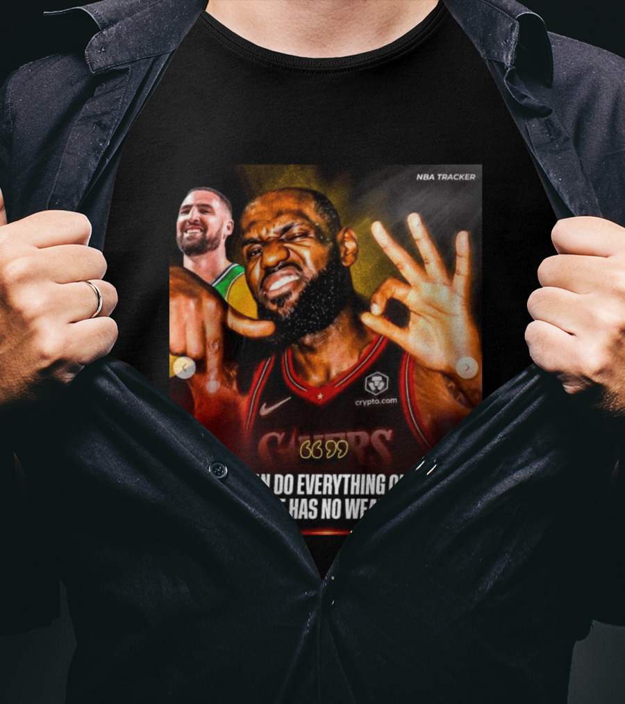 He Can Do Everything On The Court He Has No Weaknesses Crypto Lakers NBA Tracker T-Shirt