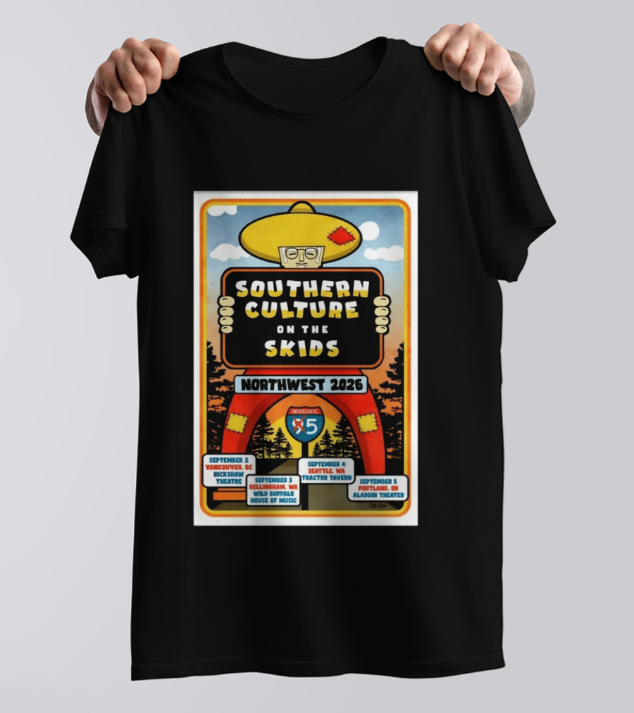 Southern Culture On The Skids Northwest 2026 Tour Vancouver Seattle Portland T-Shirt