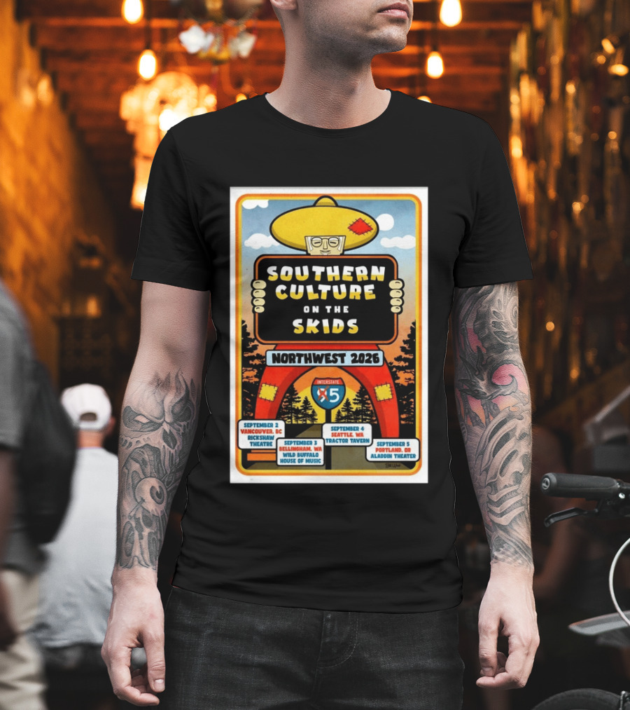Southern Culture On The Skids Northwest 2026 Tour Vancouver Seattle Portland T-Shirt