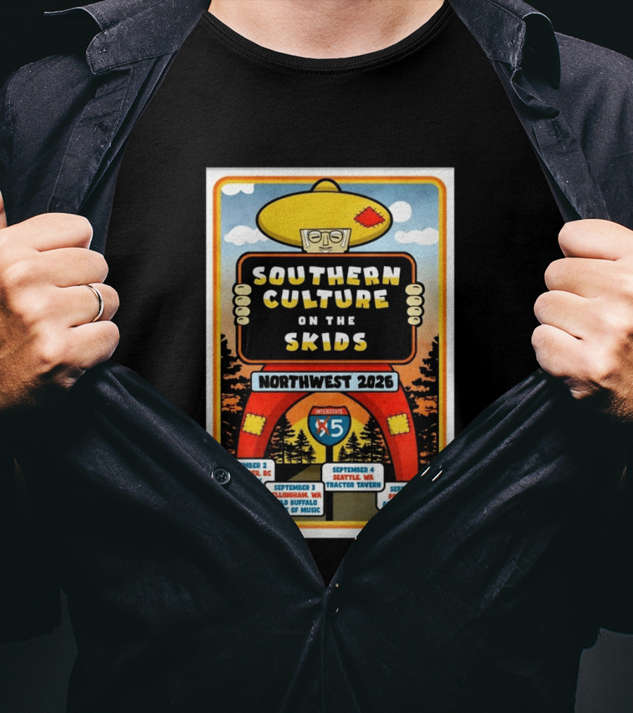 Southern Culture On The Skids Northwest 2026 Tour Vancouver Seattle Portland T-Shirt