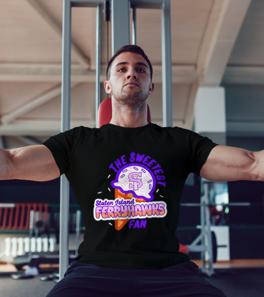 Staten Island Ferryhawks The Sweetest Fan Ice Cream Cone T-Shirt