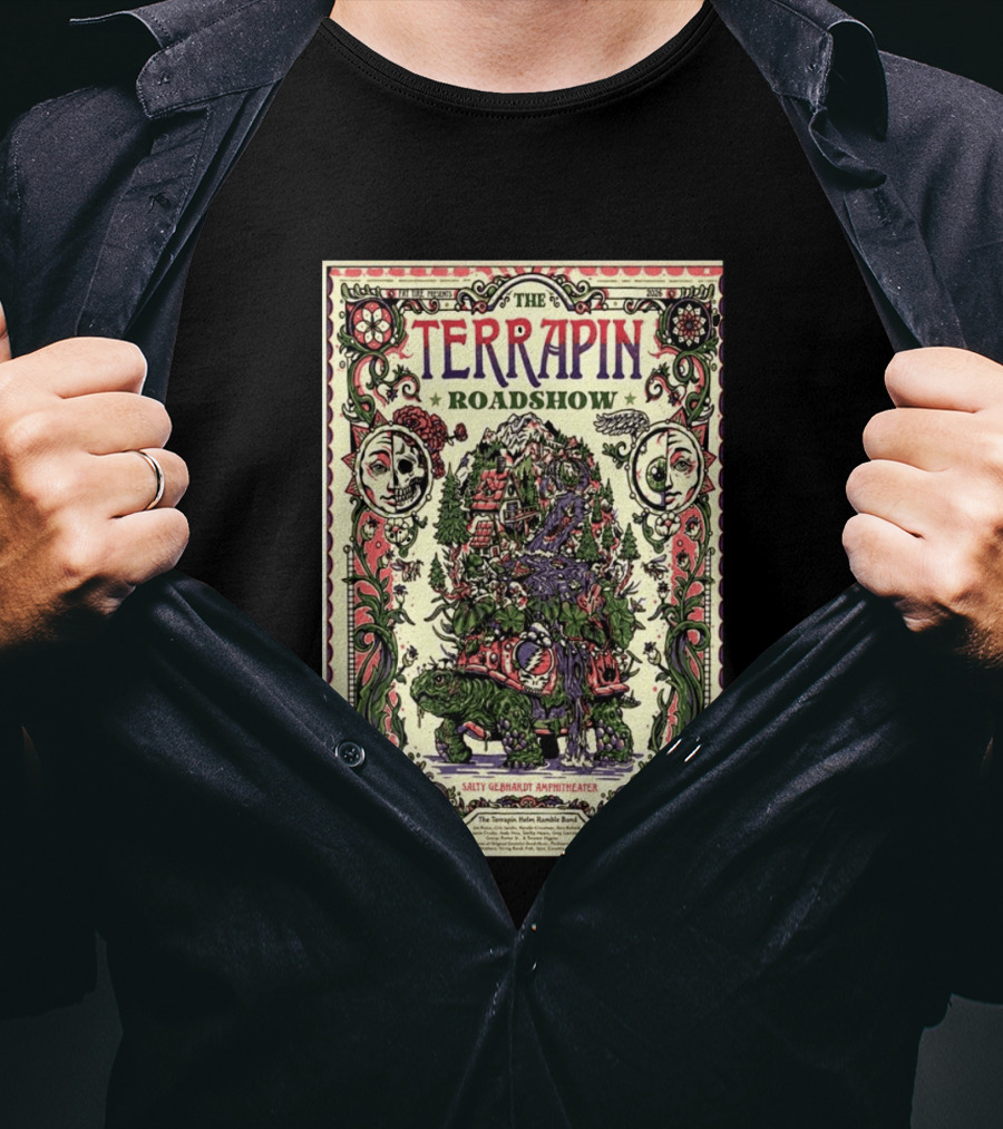 Terrapin Roadshow August 15 16 2026 Salty Gebhardt Amphitheater Truckee California T-Shirt