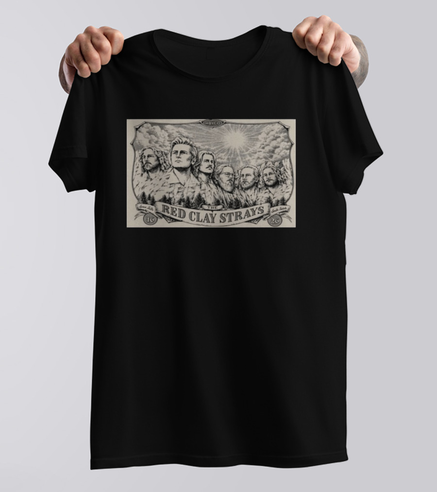 The Red Clay Strays Sioux Falls South Dakota August 16 2026 Concert HBYCO T-Shirt