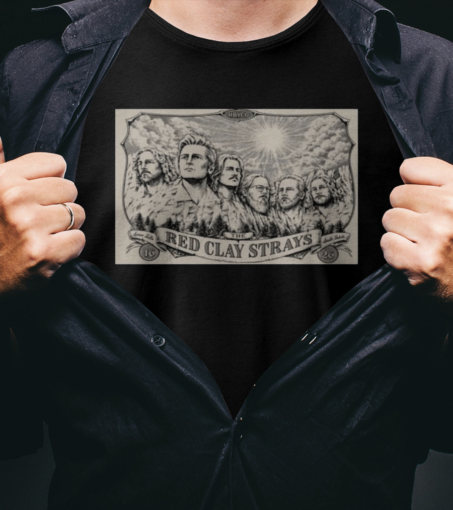 The Red Clay Strays Sioux Falls South Dakota August 16 2026 Concert HBYCO T-Shirt