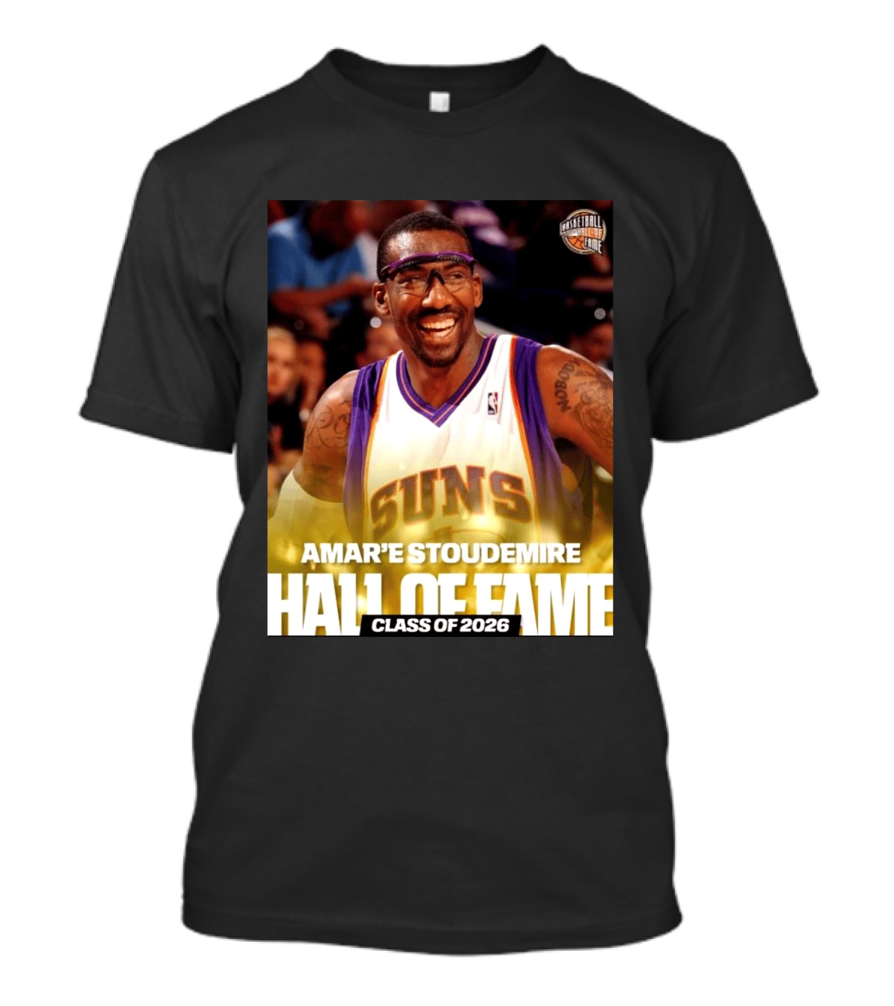 Amar'e Stoudemire Basketball Hall Of Fame Class Of 2026 Suns T-Shirt