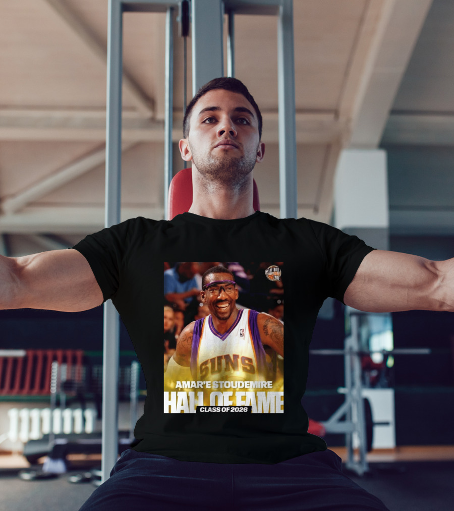 Amar'e Stoudemire Basketball Hall Of Fame Class Of 2026 Suns T-Shirt
